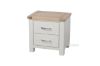 Picture of SICILY 2-Drawer Solid Wood with Ash Top Bedside Table 