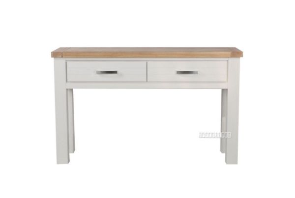 Picture of SICILY 2 DRW Hall Table *Solid Wood - Ash Top