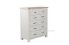 Picture of SICILY 6-Drawer Solid Wood with Ash Top Tallboy