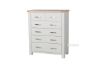 Picture of SICILY 6-Drawer Solid Wood with Ash Top Tallboy