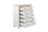 Picture of SICILY 6-Drawer Solid Wood with Ash Top Tallboy