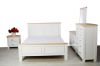 Picture of SICILY 4PC/5PC/6PC Solid Wood with Ash Top Bedroom Combo in Queen/King Size