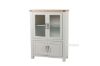 Picture of SICILY 130cmx100cm 4-Door Display Cabinet with Solid Wood Ash Top