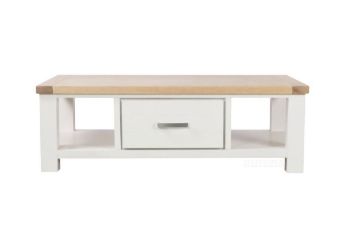 Picture of SICILY 1 DRW Coffee Table Solid Wood - Ash Top