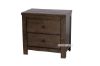 Picture of HEMSWORTH 2-Drawer Solid Timber & Veneer Bedside Table