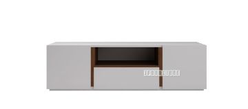 Picture of Thera 140 Small TV Unit * Solid Lacquer with real walnut veneer