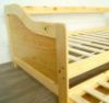 Picture of Trundle Bed Solid Pine In Natural + 2 Dunlop Mattress Combo * Single