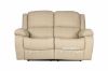 Picture of BRIGHTON Reclining Air Leather Sofa Range *Beige