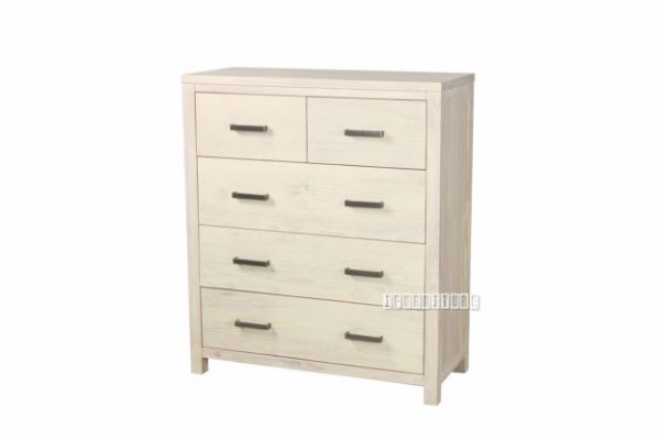 Picture of Mornington 5-Drawer Mindi Wood Tallboy Table