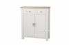 Picture of SICILY 2-Door 2-Drawer  Solid Wood with Ash Top Shoe Cabinet 