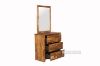 Picture of SARA 3-Drawer Solid Acacia Wood Dresser with Mirror