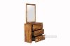 Picture of SARA 3-Drawer Solid Acacia Wood Dressing Table with Mirror