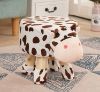 Picture of PLUSH Animal Foot Stool (Cow)