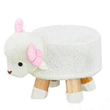 Picture of PLUSH ANIMAL Foot Stool *Sheep