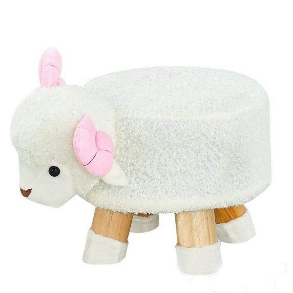 Picture of PLUSH ANIMAL Foot Stool (Sheep)