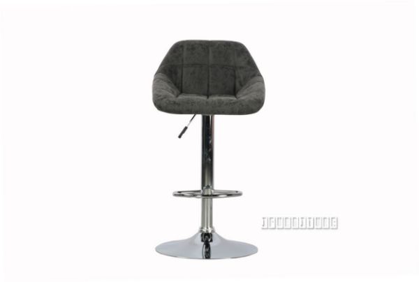 Picture of Raffles Adjustable Swivel Gas Lift Bar Stool -Grey