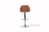 Picture of Raffles Adjustable Swivel Gas Lift Bar Stool (Brown/Grey)