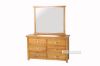 Picture of NOTTINGHAM 6-Drawer Dresser with Mirror - Dresser Only (Solid Oak Wood)