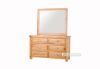 Picture of Westminster 6-Drawer Dresser with Mirror (Solid Oak Wood)