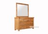 Picture of Westminster 6-Drawer Dresser with Mirror (Solid Oak Wood)