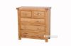 Picture of WESTMINSTER 5-Drawer Solid Oak Tallboy