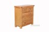 Picture of WESTMINSTER 5-Drawer Solid Oak Tallboy