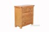 Picture of WESTMINSTER 5-Drawer Solid Oak Wood  Tallboy