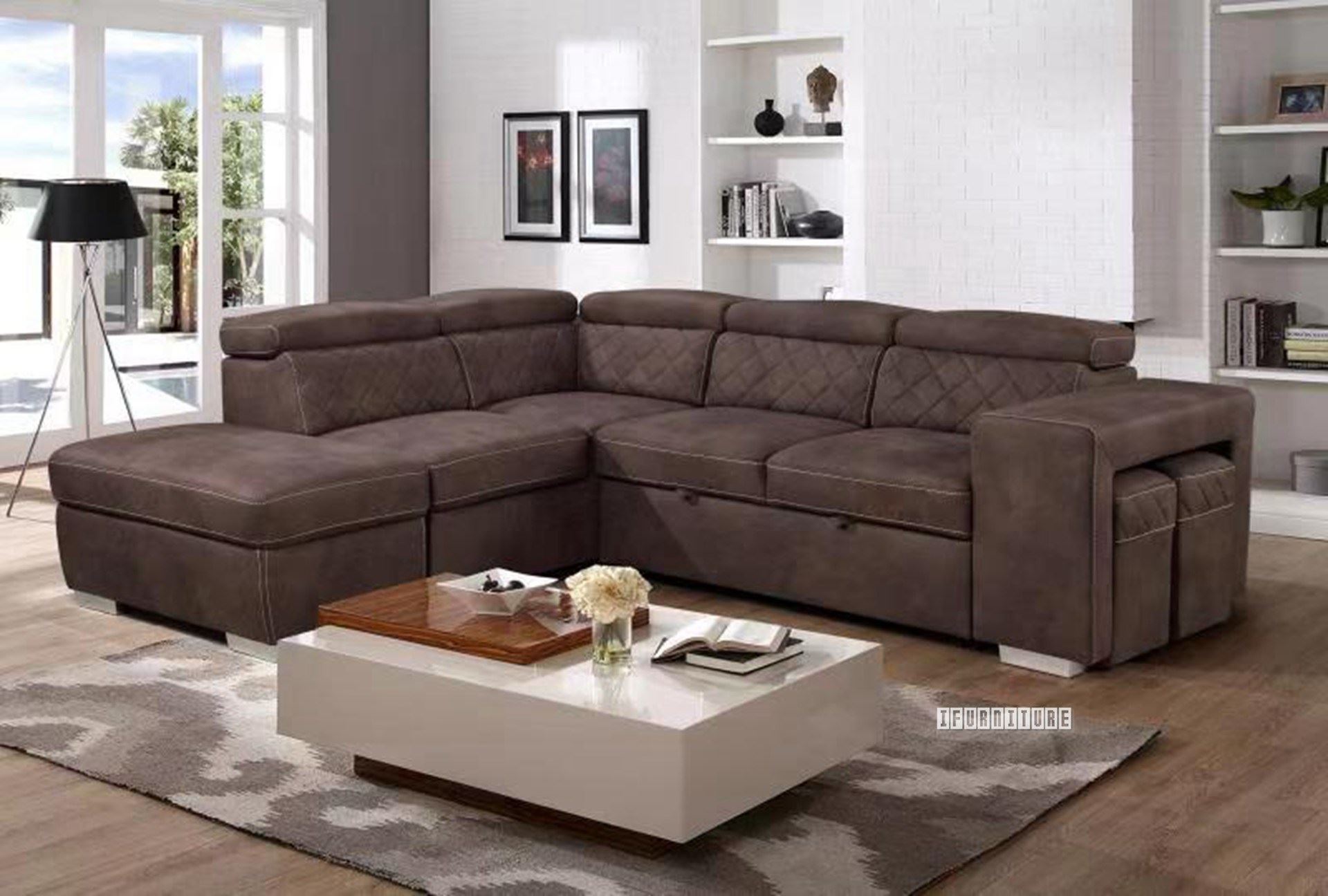 ARIA Sectional Sofa/Sofa Bed - Facing Left