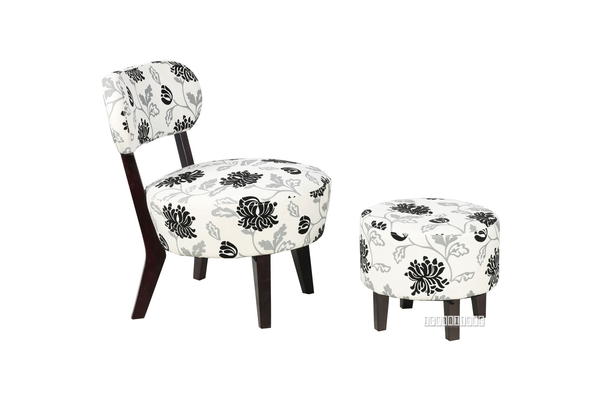 KRYSTAL Lounge Chair With Ottoman