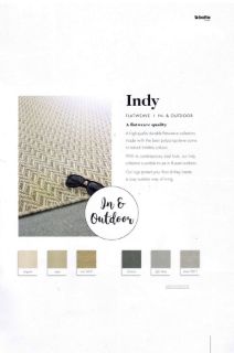 Picture of Indy-80/120/200  Indoor/Outdoor Rug *Lines Brown - 80*150