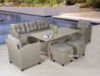 Picture of ALBANY 3+1+1 Seater Wicker Outdoor Dining Sofa Set