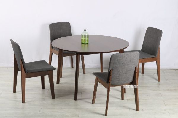 Picture of EDEN 120 Round 5PC Dining Set *Charcoal