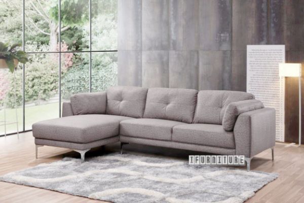 Picture of Orion L Shape SOFA (Grey) - Chaise Facing Left