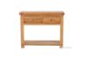 Picture of WESTMINSTER Solid Oak Wood 2-Drawer Console Table