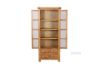 Picture of WESTMINSTER 187cmx78cm Solid Oak 2-Door 4-Drawer Display Cabinet