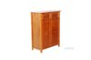 Picture of METRO 2 Door 2 Drawer Solid Pine Wood Shoe Cabinet (Caramel)