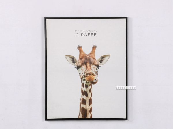 Picture of GIRAFFE 55X70 Canvas Framed Print