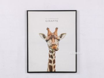 Picture of GIRAFFE 30x40 Canvas Framed Print