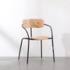 Picture of Crisp Bent Wood Chair with arms *Natural