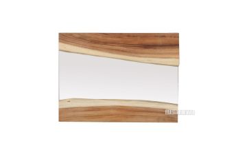 Picture of Astrid Solid Teak Live Edge Hanging Mirror * 3 Sizes