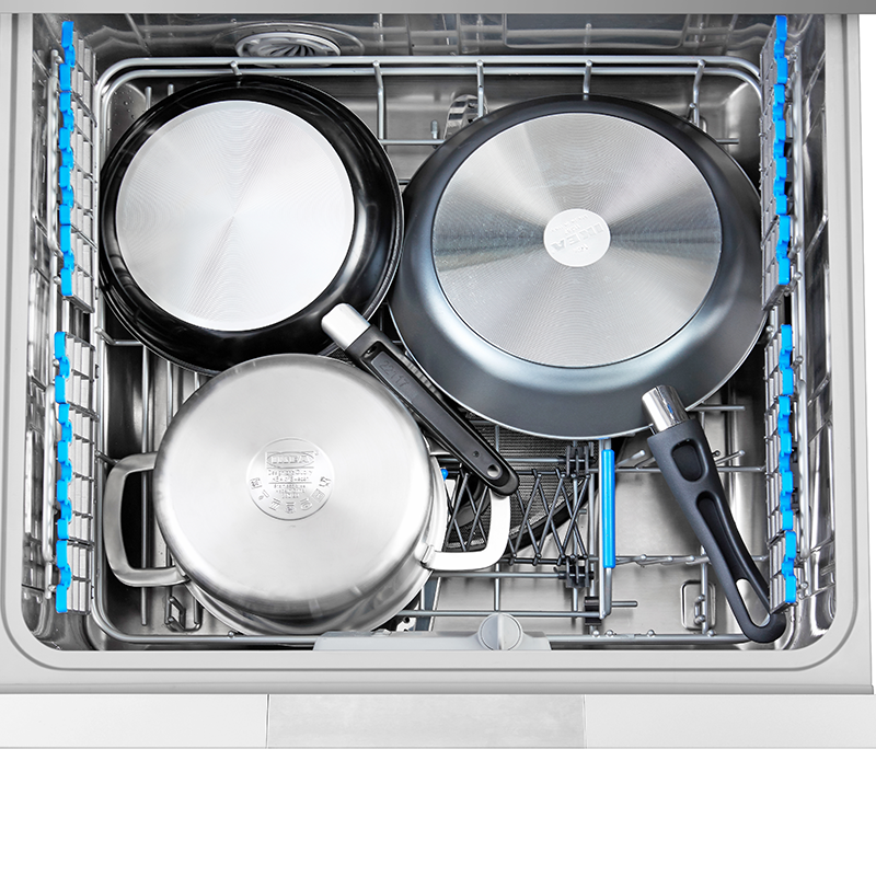 Midea 14 Place Settings Double Drawer Dishwasher JHDWDD14SS