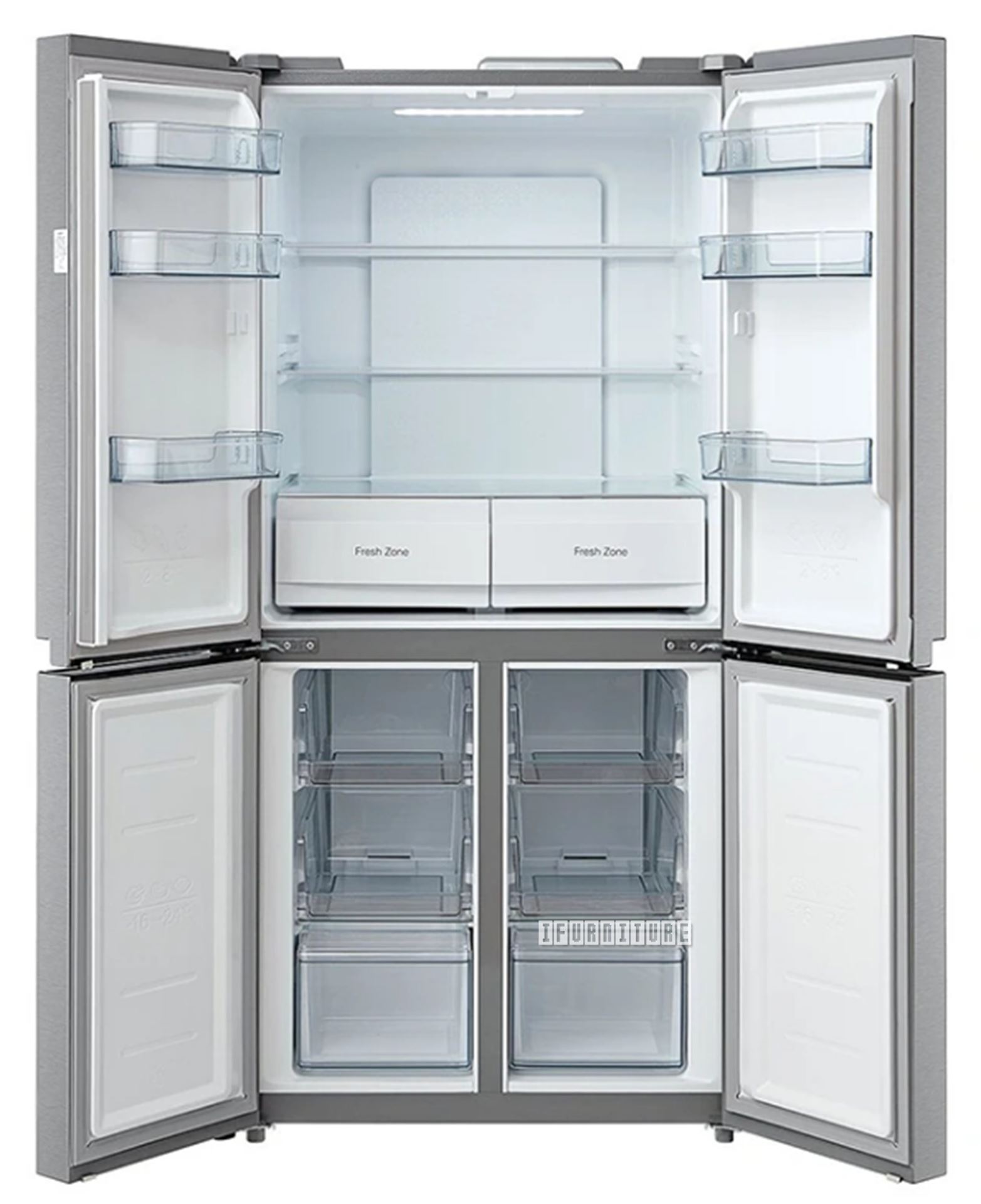 Midea 545L CROSS DOOR FRIDGE FREEZER STAINLESS STEEL JHCDSBS545SS