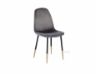 Picture of BIJOK Velvet Dining Chair (Grey)