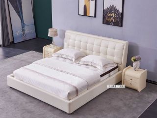 Picture of COCO Leather Bed Frame - Queen