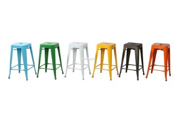 Picture of TOLIX Replica Bar Stool (Black) - 65cm Tall