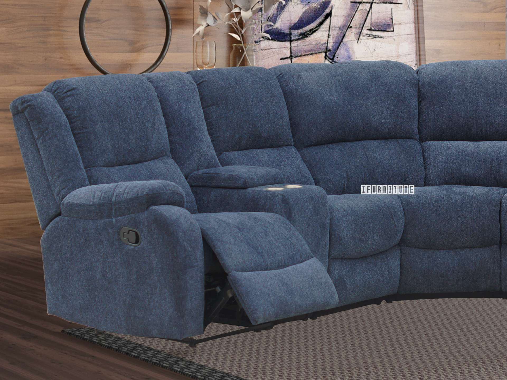 0034314 Alto Sectional Modular Reclining Sofa With Chaise Cup Holders And Storage 