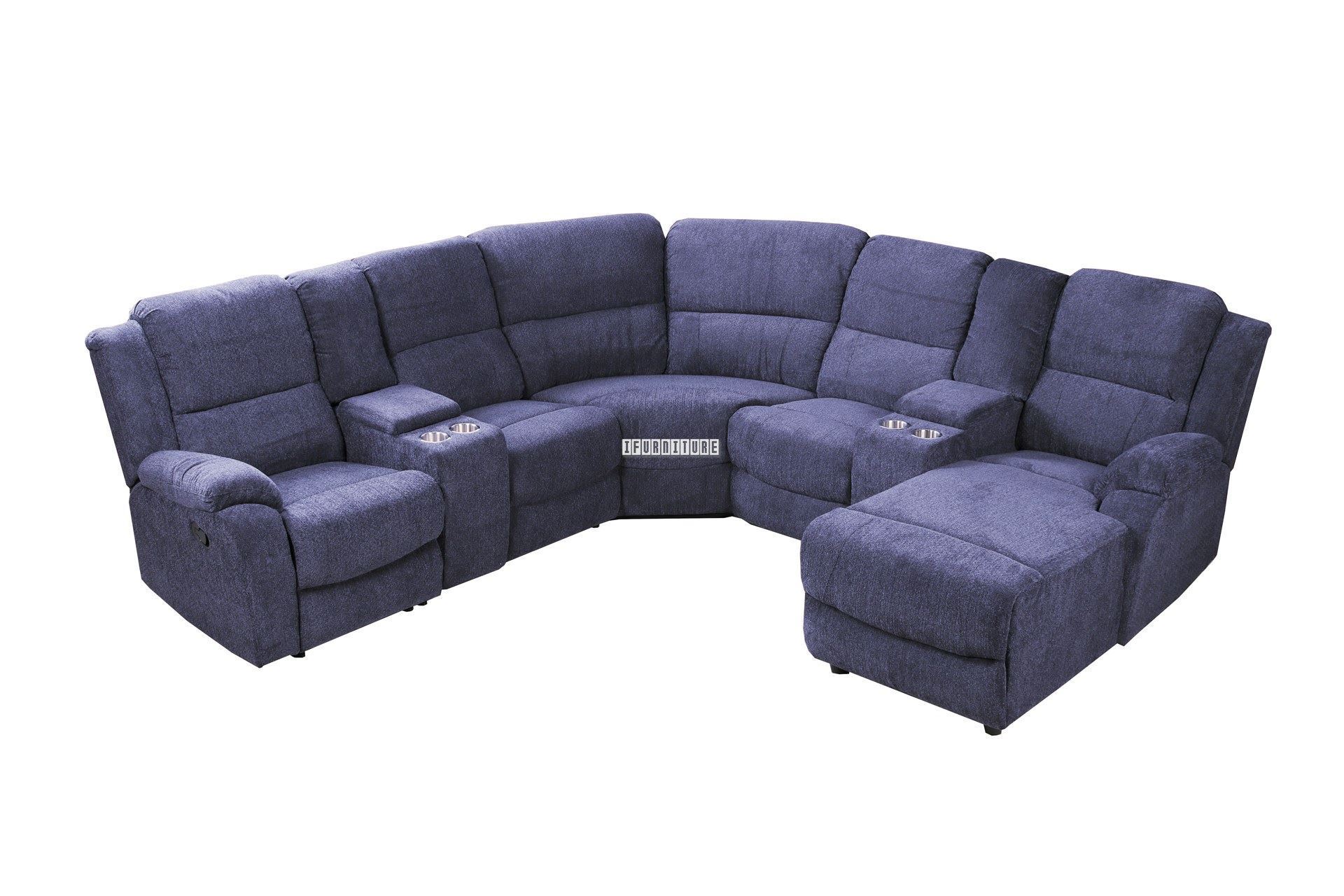 0034351 Alto Sectional Modular Reclining Sofa With Chaise Cup Holders And Storage 
