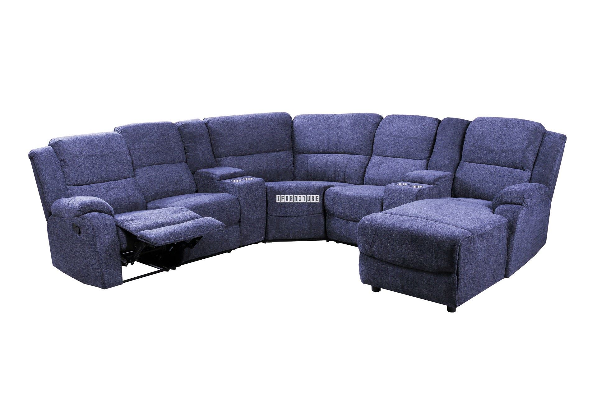 0034352 Alto Sectional Modular Reclining Sofa With Chaise Cup Holders And Storage 