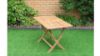 Picture of BALI Outdoor Solid Teak Wood Rectangle Foldable Table 5PC Dining Set