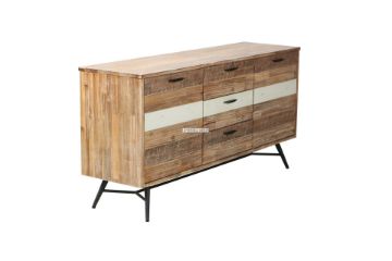 Picture of LEAMAN 1.6M Solid Acacia Wood Sideboard